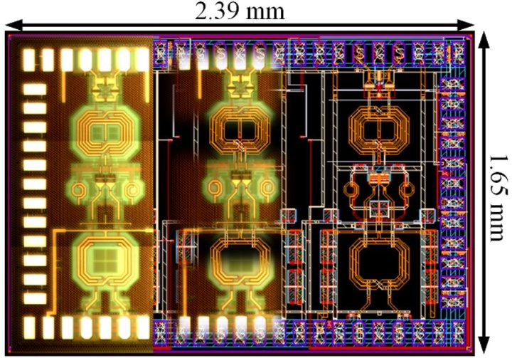 Layout & Die photograph of 3-Path LNA